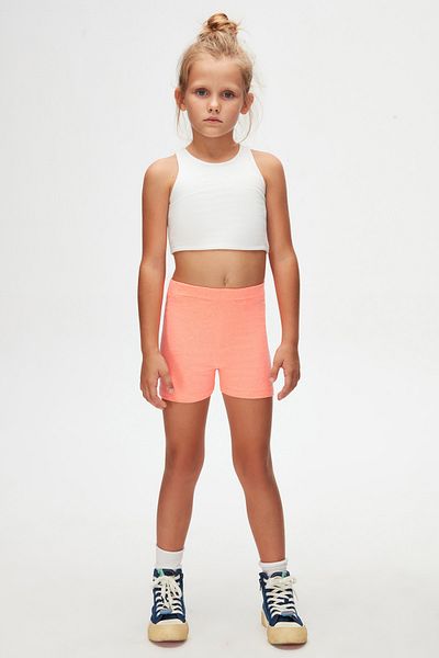 LOVETTI Orange Phosphor Basic - Girl's Dance Shorts