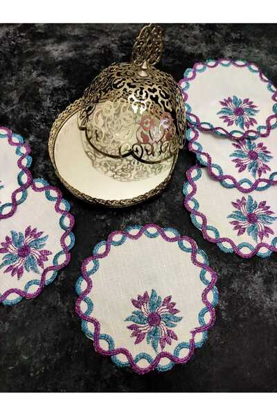 Çt Çeyizci Tekstil Sunumluk Peçete, Kokteyl Peçetesi, Kahve Yanı Sunumluk, Ba...