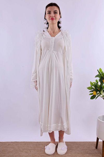 ByLohusa Effortt Ecru Maternity Maternity Set