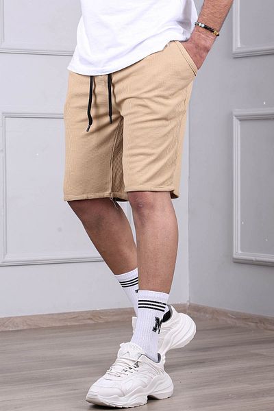 Madmext Pantaloni scurți capri bej 5410