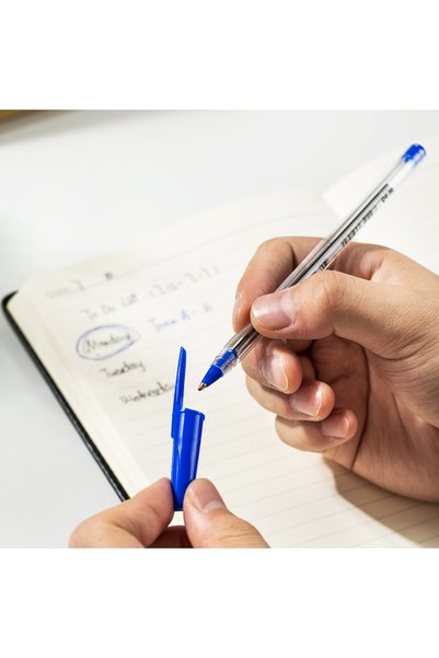 Deli Ball Point Pen BLUE EQ4-BL