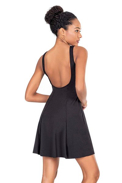 Endeep Beria Women's Plus Size Cup Skirted Dress Swimsuit