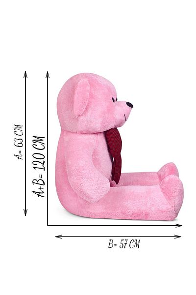 Özgüner Oyuncak 120 Big Teddy Bear with Bow Tie (100% Local)