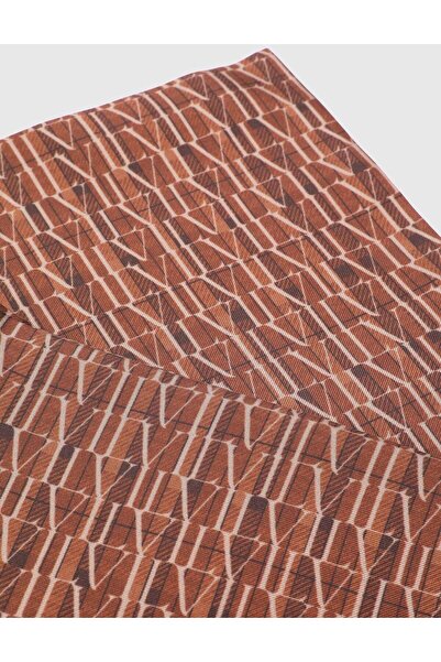 İLVİ Dorothea Unısex Şal Kahverengi