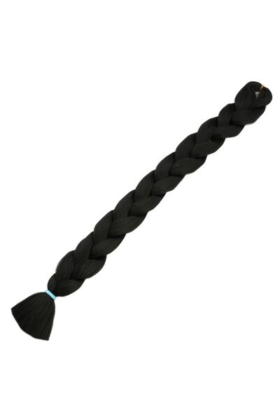 X-Pression SİYAH Afrika Örgüsü Rasta Ve Box Braid Için Sentetik Saç 100 gram