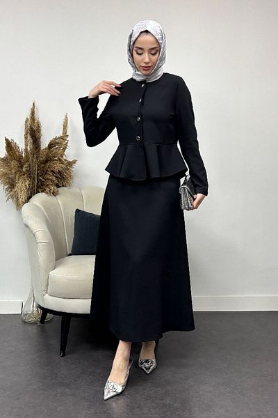 Tesettür Diyarı Berlim Model Ruffle Detailed Double Suit