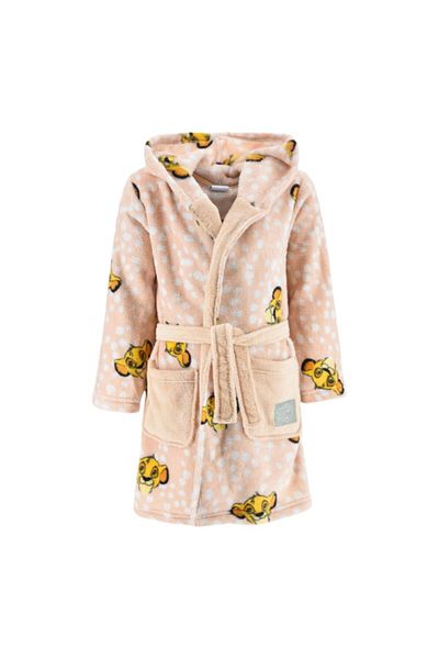 Disney Cocolino bathrobe for children, with hood, multicolor, 4 years, 104 cm, The Lion King, Disney