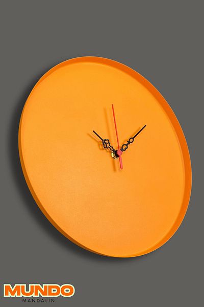 MOOCLOCK Ceas de perete cu mecanism silențios decorativ boem Mundo Mandarin Model (30*30cm)