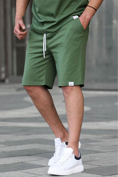 Madmext Khakifarbene Basic-Shorts für Herren – Modell 6501