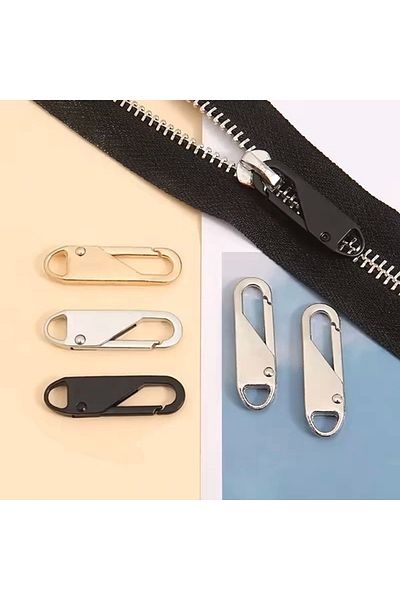 Yenimiyeni 5Pcs Easy to Install Zipper Slide Head Replacement Suitcase Bag Clothing