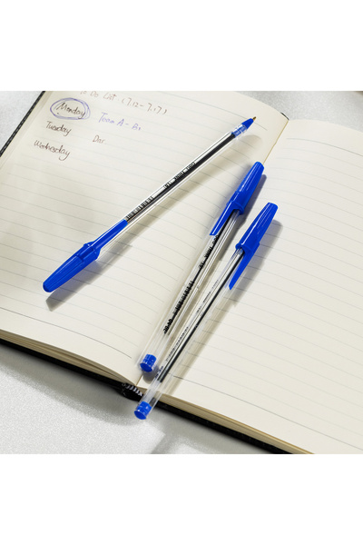 Deli Ball Point Pen BLUE EQ4-BL