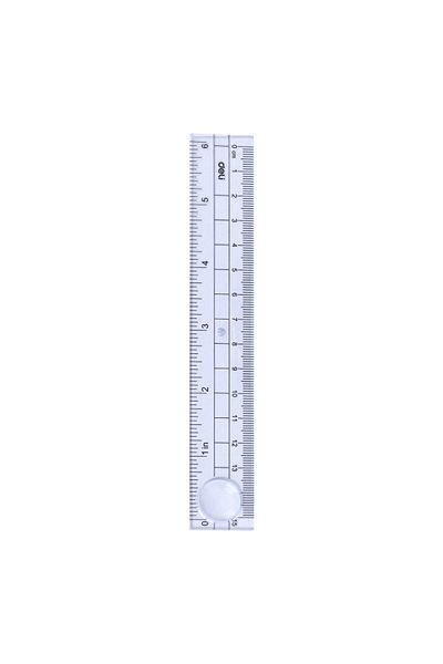 Deli Ruler Set TRANSPARENT E9597