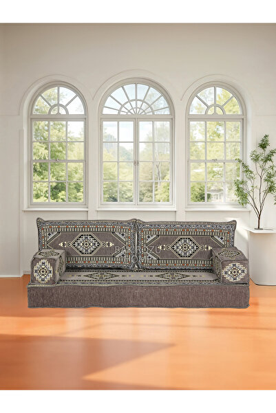 BAKIRÖZÜ HOME Şark Köşesi Takımı (20 CM MİNDER KALINLIĞI) Gri Yahyalı Modeli ...