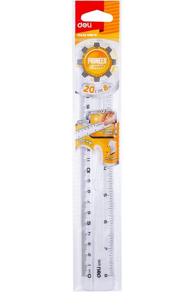 Deli Ruler TRANSPARENT EG01612