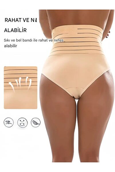 REYNEV Corset pentru chiloți cu talie înaltă, eficient pentru abdomenul și zo...