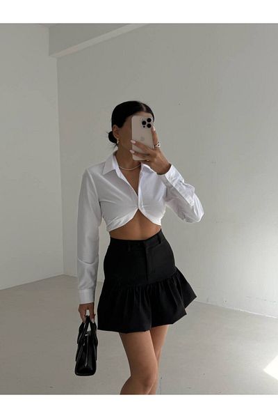 Secret Passion Lingerie Fusta mini pentru femei cu detaliu cu șnur de sezon nou 52202068