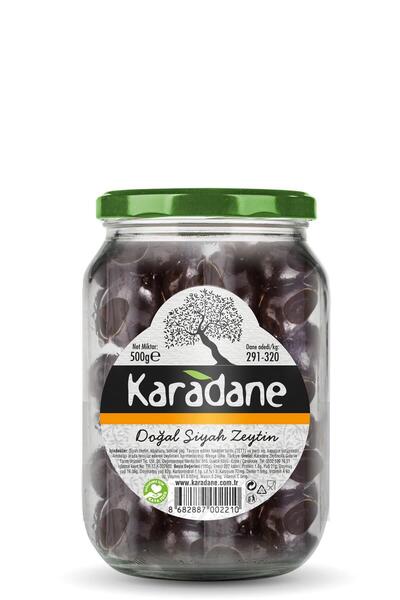 Karadane Doğal Siyah Zeytin 291 - 320 Kalibre 500g