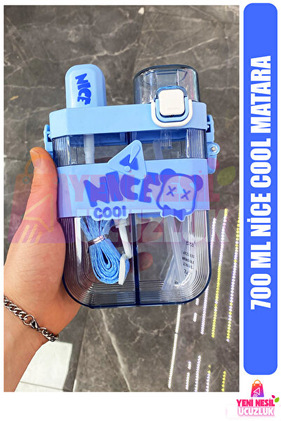 YENİ NESİL UCUZLUK قارورة مزدوجة مقصورة لطيفة، غطاء مزدوج، زجاجة مياه للأطفال...