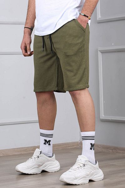 Madmext Khaki Capri Shorts 5410