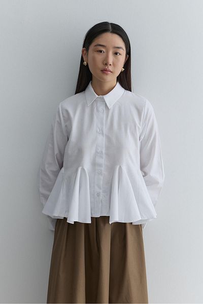 Fahhar Godeli Short Shirt White