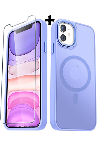 m.tk moveteck İphone 12 Kılıf Mat Magsafe Şarj Özellikli Renkli Yumuşak Kenar...