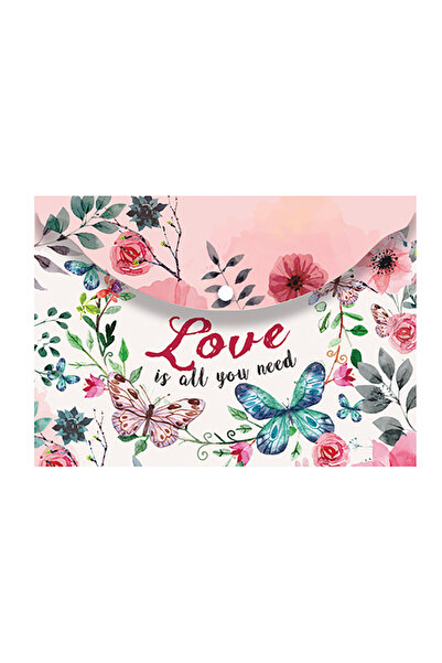 everart A4 Baskılı Çıtçıtlı Dosya Genç Desenler Kız Çocuk Renkleri