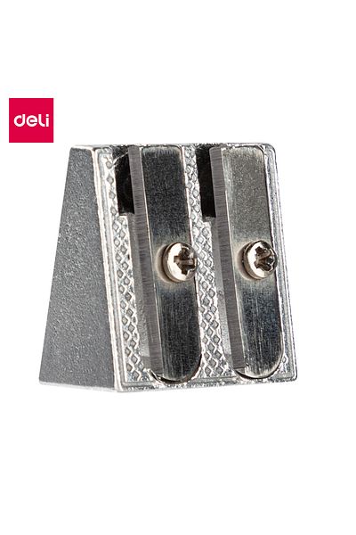 Deli مبراة أقلام فضية E39762