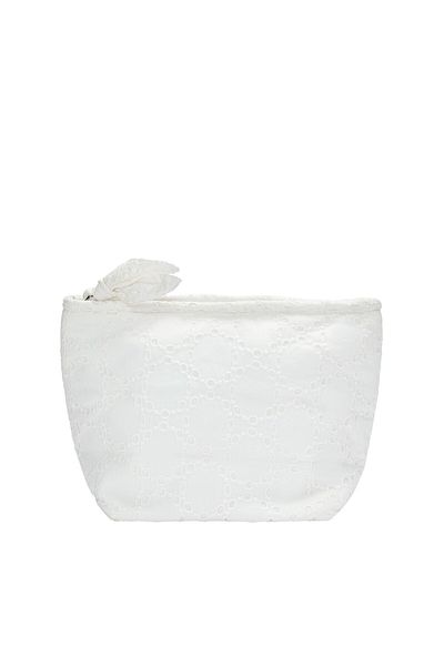 Pull & Bear Embroidered toiletry bag