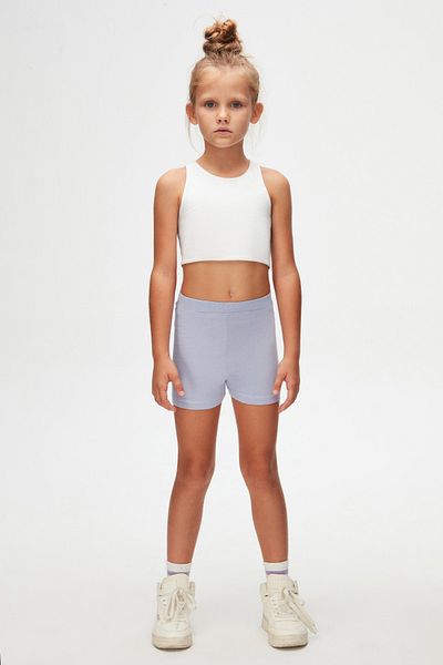 LOVETTI Light Lilac Basic DAnce Shorts for Girls
