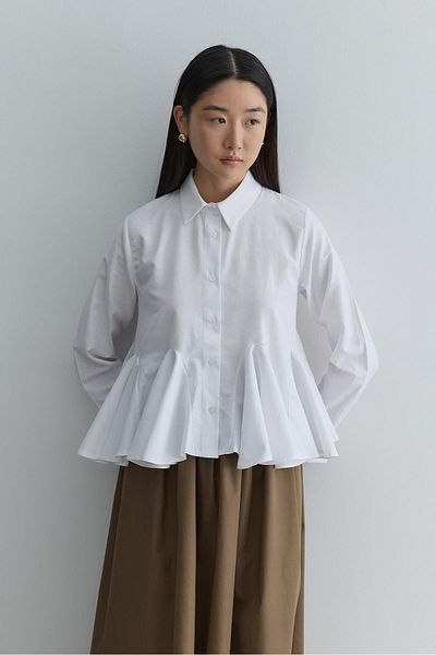 Fahhar Godeli Short Shirt White