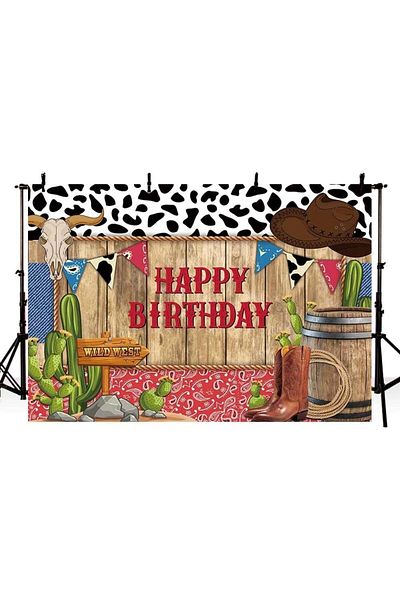 Mehofond Birthday Photo Backdrop, Vinyl, Multicolor, 210 X 150 Cm