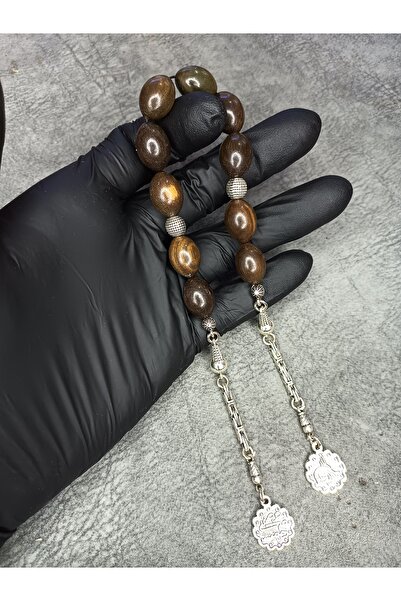 Mos Tespih Zaza High End Natural Green Rosewood Tasbih