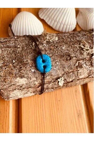 Midyat Gümüş Dünyası Syriac Evil Eye Bead Black Rope Bracelet