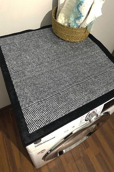 Getcarpet Κάλυμμα στεγνωτηρίου πλυντηρίου ρούχων Προστατευτικό μαξιλαράκι Υγρό ματ Αντιολισθητικό Πλένεται