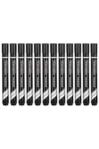 Deli قلم تحديد دائم أسود EU10120