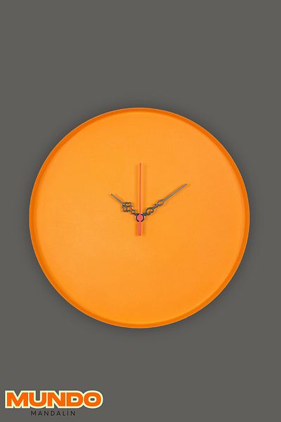 MOOCLOCK Ceas de perete cu mecanism silențios decorativ boem Mundo Mandarin Model (30*30cm)
