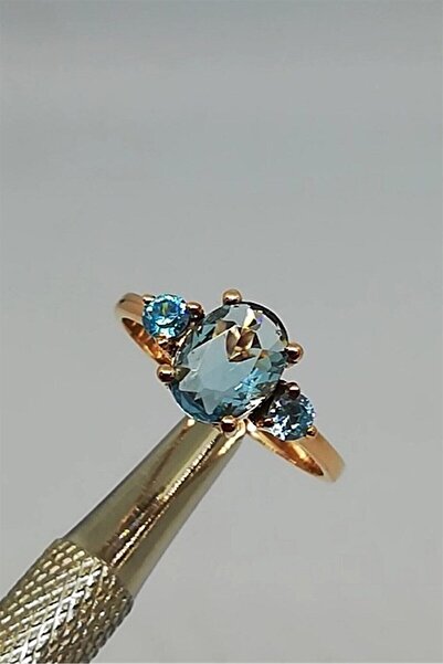 Cem Aykan Kuyumculuk Akuamarin Taşlı Yüzük - Ak169