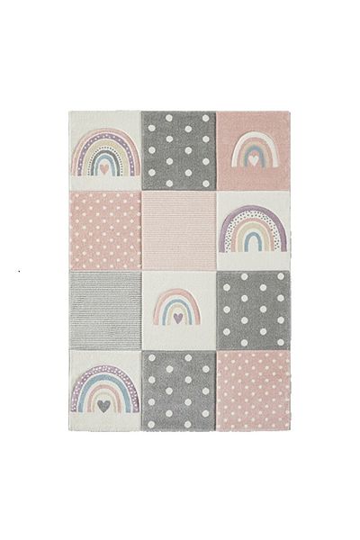 Merinos Covor Merinos, Pastel Kids 40049-255- 80 x 150 cm, densitate covor 2,85 KG/m , grosime covor 13 mm