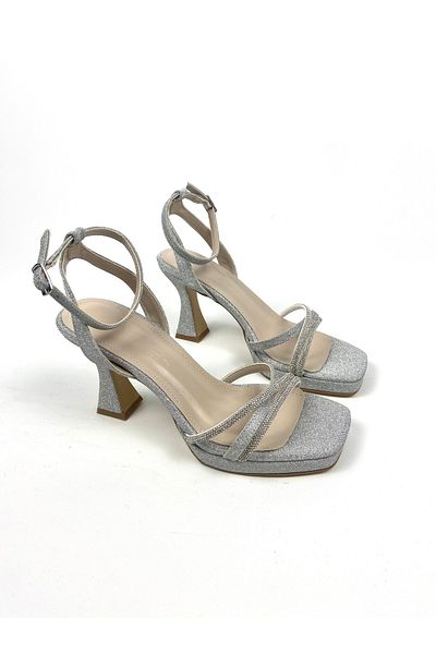 Gloriys Ayakkabı & Çanta Glitter 9 cm Platform Heels Shoes 01450