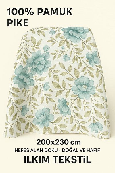 İlkim Cotton Pique 100% 200X230 cm