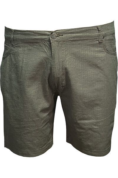 Surco Plus Size Linen Chino Shorts
