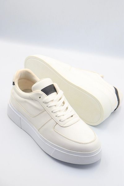 RODEO Men's White Daily Comfortable Flexible Orthopedic Guaranteed Sneaker Shoes