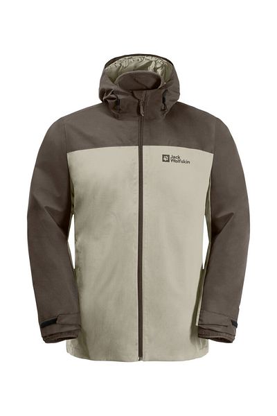 Jack Wolfskin Taubenberg 3in1 Jkt m Brown Men's Jacket