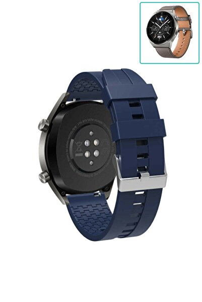 Huawei Watch Gt3 / Gt3 Pro / Gt4 / Gt5 / Gt5 Pro / Gt6 / Gt6 Pro 46mm Tokalı Kordon Silikon