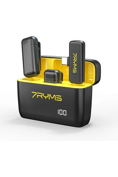 7ryms ميكروفون لافاليير لاسلكي Rimo S1 UC للهواتف المزودة بمنفذ USB-C، وأجهزة Android وiPhone 16