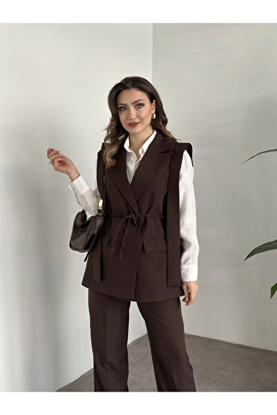 VOLT CLOTHİNG Női kötéllel megkötött mellény öltöny