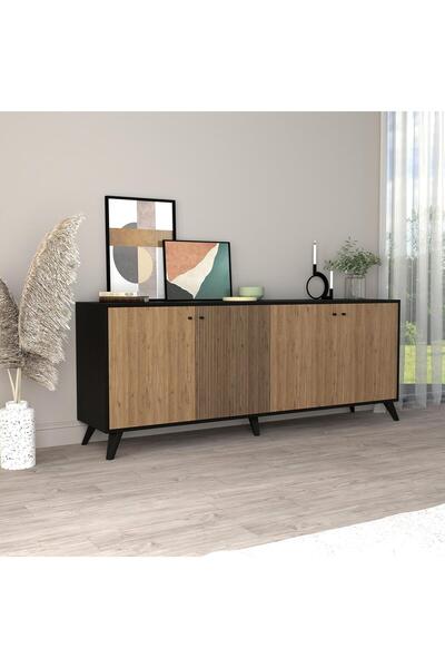 Bimossa H1030 Lisa Konsol Siyah-sepet 180cm