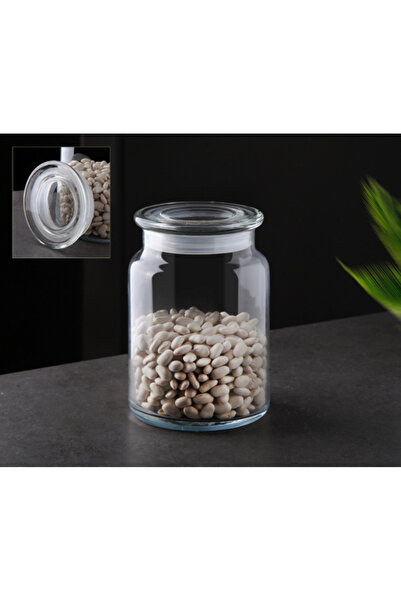 Keskinbıçak Cam Kapaklı Cam Kavanoz 0,8 Litre 12 Adet