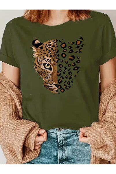 Lider Leather Tricou unisex imprimat, croială standard, țesătură bumbac-polie...