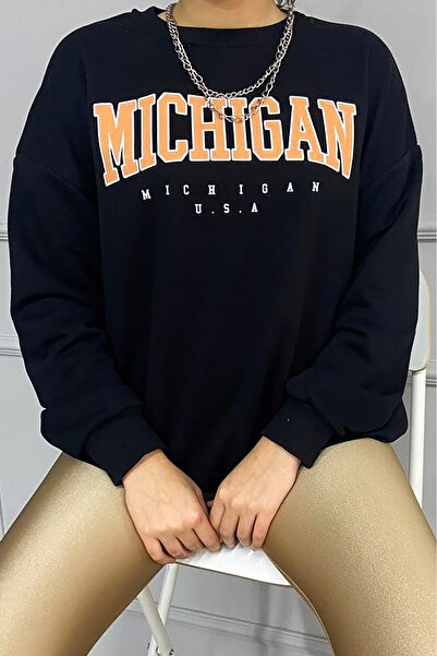 Madmext Černá mikina Mad Girls Mg785